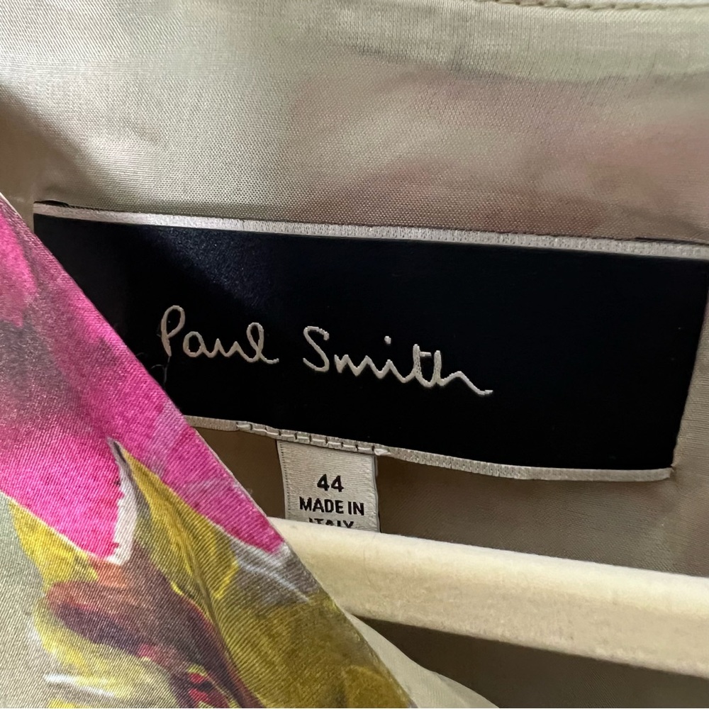 Paul Smith Floral Print Sleeveless Top with Tassel Shoulder Accents - Multicolor - Picture 4 of 10